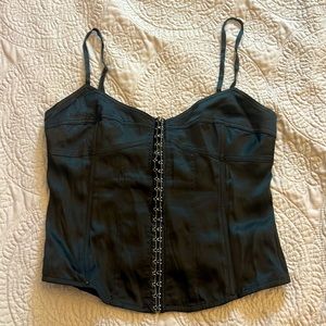 Express Black corset top